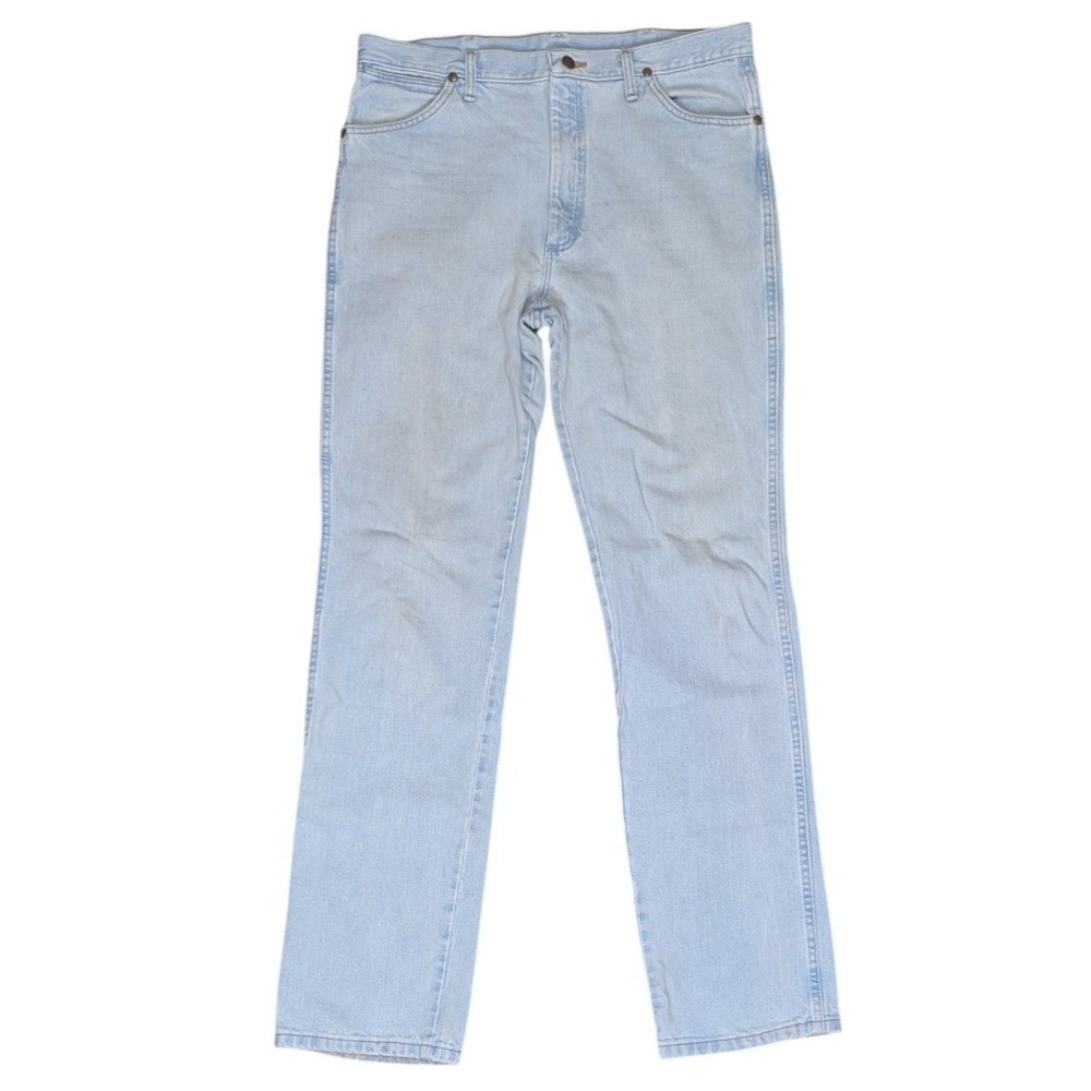 Wrangler Jeans 936GBH 36x36 Menswear Light Wash Denim Pants Classic Fit
